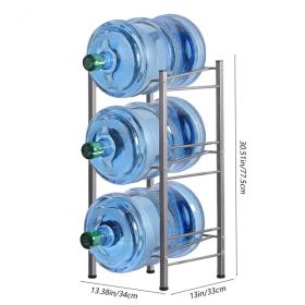 3-layer Kettle Rack, 5-gallon Detachable Water Bottle Rack, Organizational Storage Rack, Silver, Prohibited Temu, Not Shipped On Weekends