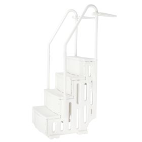 4 Steps, 46in, Pool Escalator, White