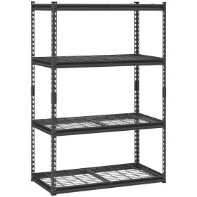 Storage Shelves 4 Tier Adjustable Heavy Duty Garage Shelving Units 2400 Lbs