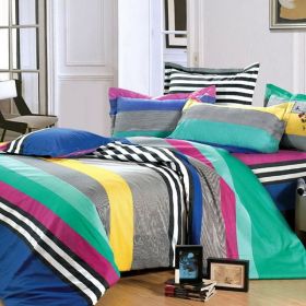 Blancho Bedding - [Fairyland] Luxury 5PC Comforter Set Combo 300GSM (King Size)