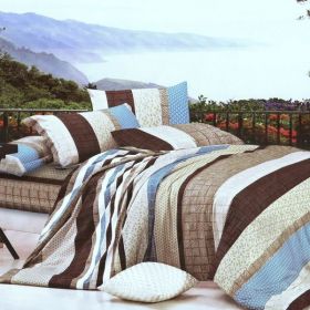 Blancho Bedding - [Wonderful Life] Luxury 5PC Comforter Set Combo 300GSM (Queen Size)