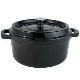 Cast iron soup pot 3 gradient color 28cm