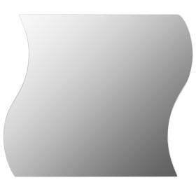 8 Pieces Of 20 X 20cm Corrugated Glass Wall Mirrors (Option: as picture)