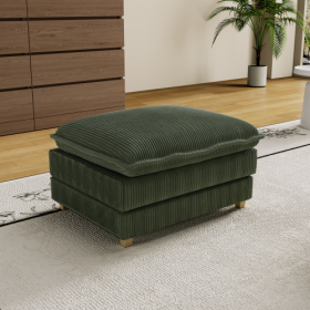 Modular Sectional Sofa,Deep Seat Couch For Living Room , Modern L-Shaped Sofa For Living Room Bedroom Apartment (Color: Green)
