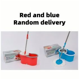 10.6 L SPIN MOP BUCKET & REFILLS PLASTIC-6 (Option: Red and blue Random delivery)
