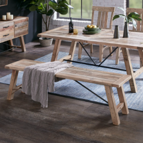 Dining Bench (Option: Natural)
