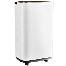 50 Pin Portable Dehumidifier For Family Bedrooms  Bathrooms, And Large Rooms (Option: White big)