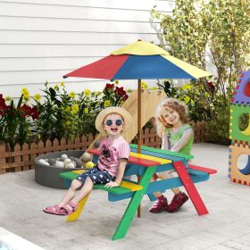 Children's Picnic Table, Not Shipped On Weekends, Amazon Shipping, WalMart Banned From Sale (Option: Multicolor)