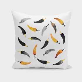 Chili Pepper Pattern Cushion/Pillow (size: 18" x 18")