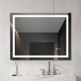 LED Bathroom Mirror With Touch Button Control (Option: LED bathroom mirror)